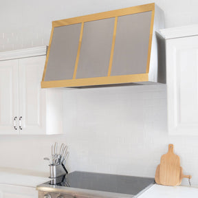 Fobest Custom Sloped Kitchen Range Hood with Clear and Sharp lines