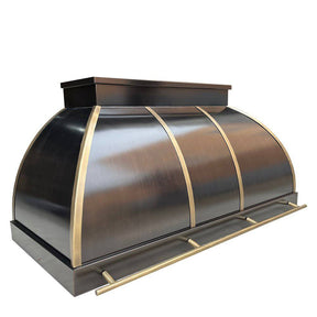 Fobest Handcrafted Black Stainless Steel Range Hood FSS-88 - Stainless Steel Range Hood-Fobest Appliance