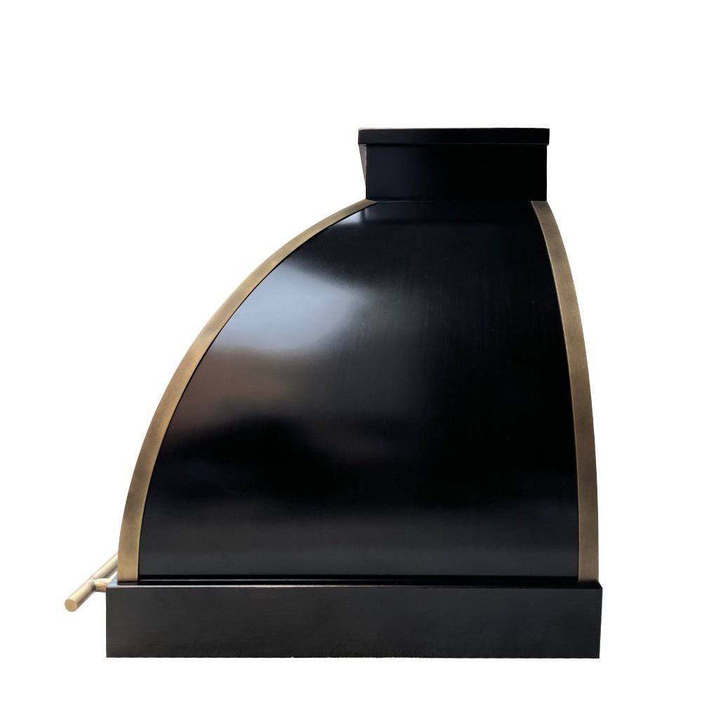 Fobest Handcrafted Black Stainless Steel Range Hood FSS-88 - Stainless Steel Range Hood-Fobest Appliance