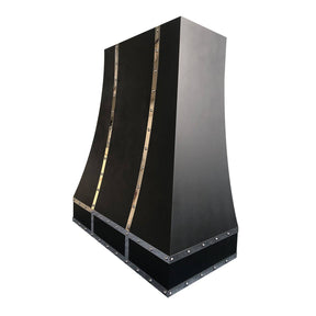 Fobest Handcrafted Black Stainless Steel Range Hood FSS-89 - Stainless Steel Range Hood-Fobest Appliance