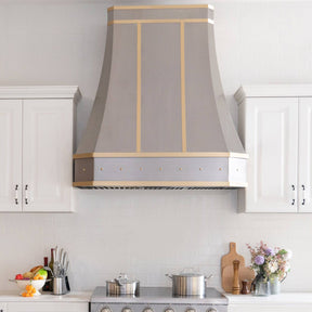 Fobest custom range hood in modern kitchen