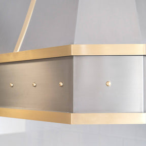 Fobest kitchen range hood with rivets