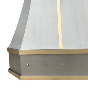 Fobest vent hood with rivets on apron