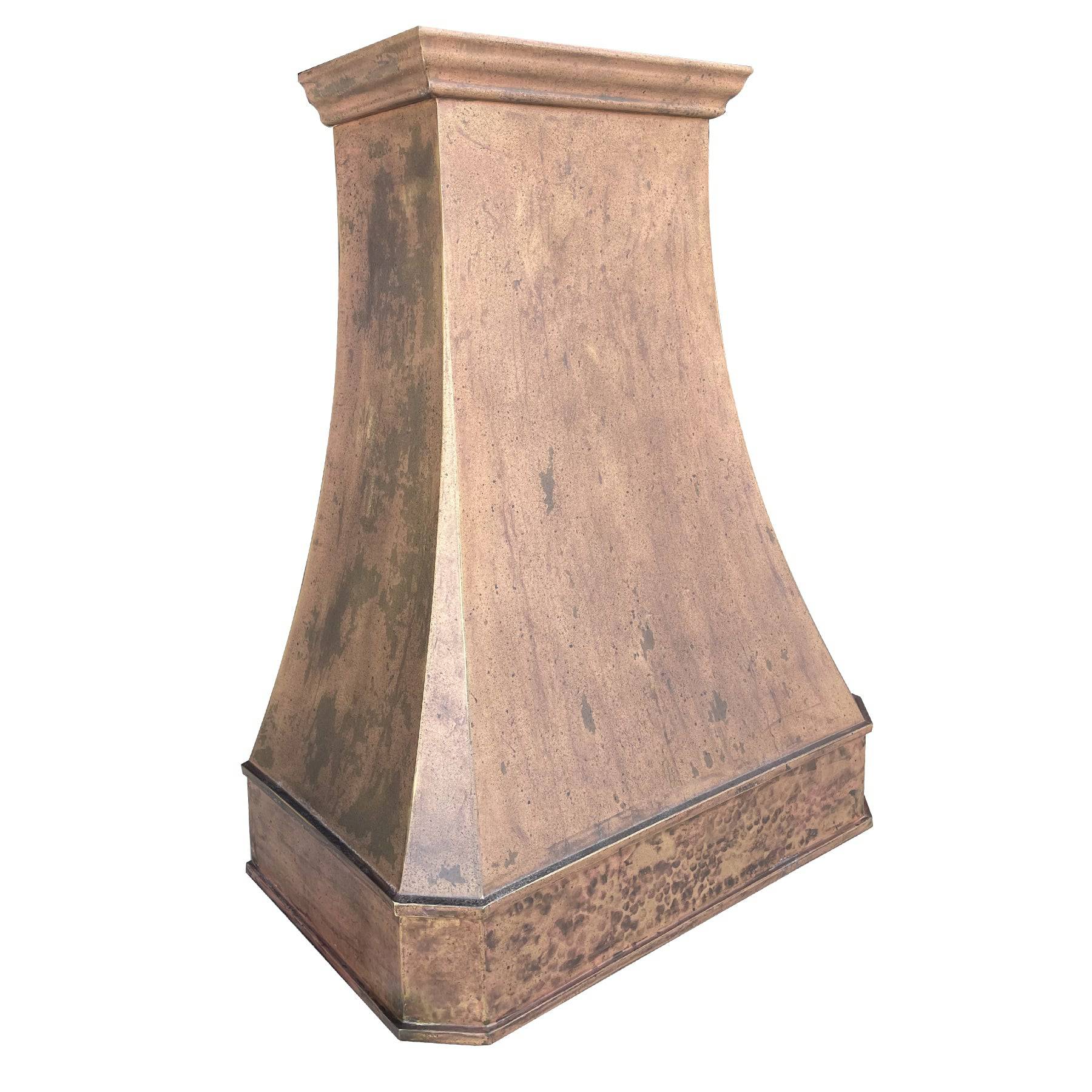 Fobest Handcrafted Custom Vintage Copper Range Hood FCP-95 - Copper Range Hood-Fobest Appliance