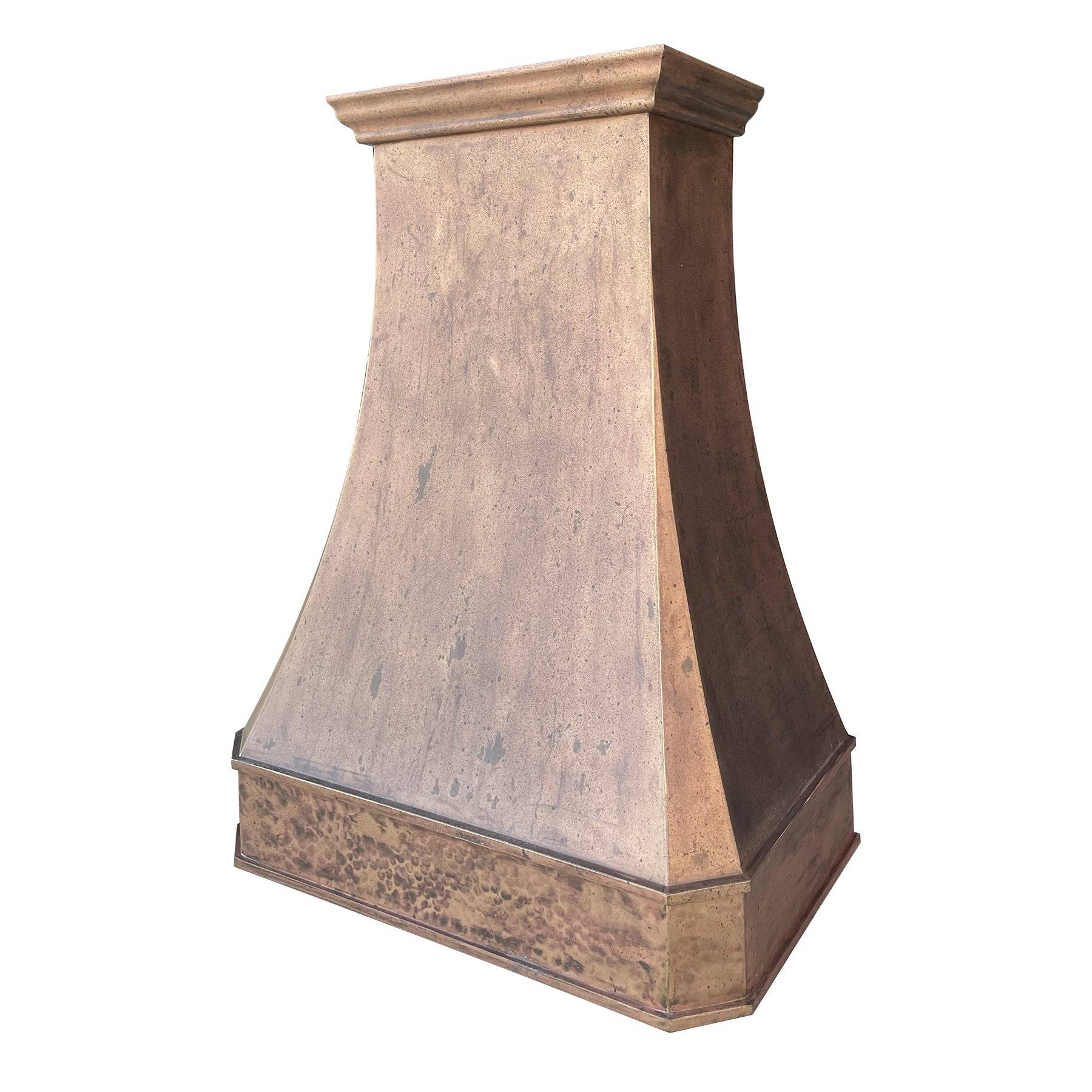 Fobest Handcrafted Custom Vintage Copper Range Hood FCP-95 - Copper Range Hood-Fobest Appliance