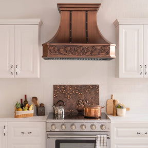 Fobest Handmade Antique Copper Range Hood FCP-34 - Copper Range Hood-Fobest Appliance