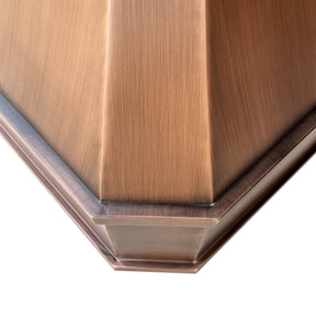 Fobest Handmade Classic Custom Antique Copper Range Hood FCP-1 - Copper Range Hood-Fobest Appliance