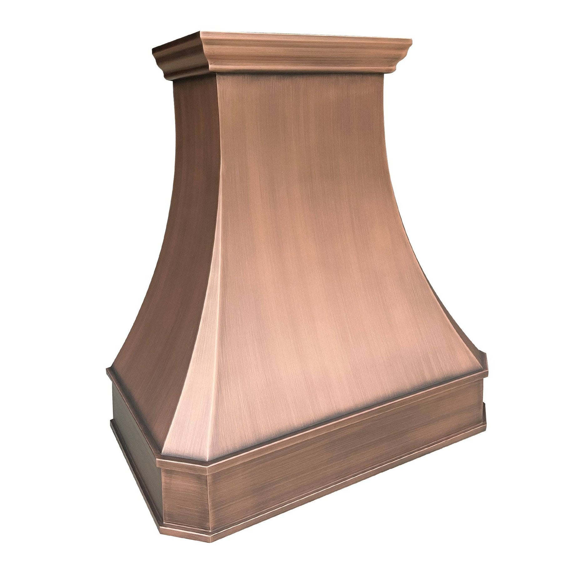 Fobest Handmade Classic Custom Antique Copper Range Hood FCP-1 - Copper Range Hood-Fobest Appliance