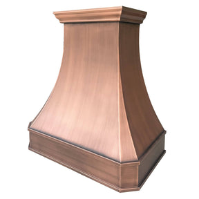 Fobest Handmade Classic Custom Antique Copper Range Hood FCP-1 - Copper Range Hood-Fobest Appliance