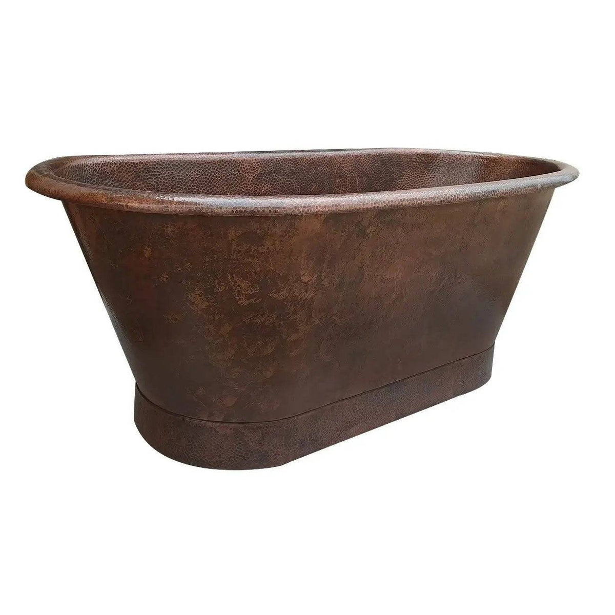 Fobest Handmade Classic Custom Hammered Vintage Copper Bathtub FBT-15 - -Fobest Appliance