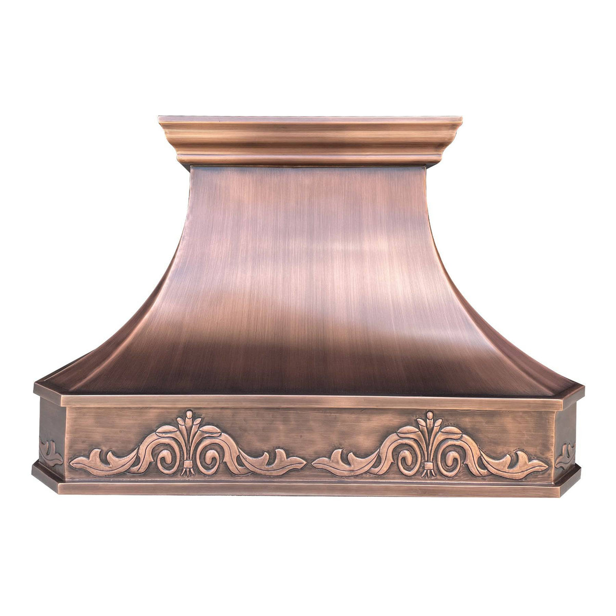 Fobest Handmade Custom Antique Copper Range Hood FCP-92 - Copper Range Hood-Fobest Appliance