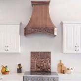 Fobest Handmade Custom Antique Copper Range Hood FCP-94 - Copper Range Hood-Fobest Appliance