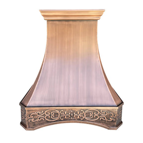 Fobest Handmade Custom Antique Copper Range Hood FCP-94 - Copper Range Hood-Fobest Appliance