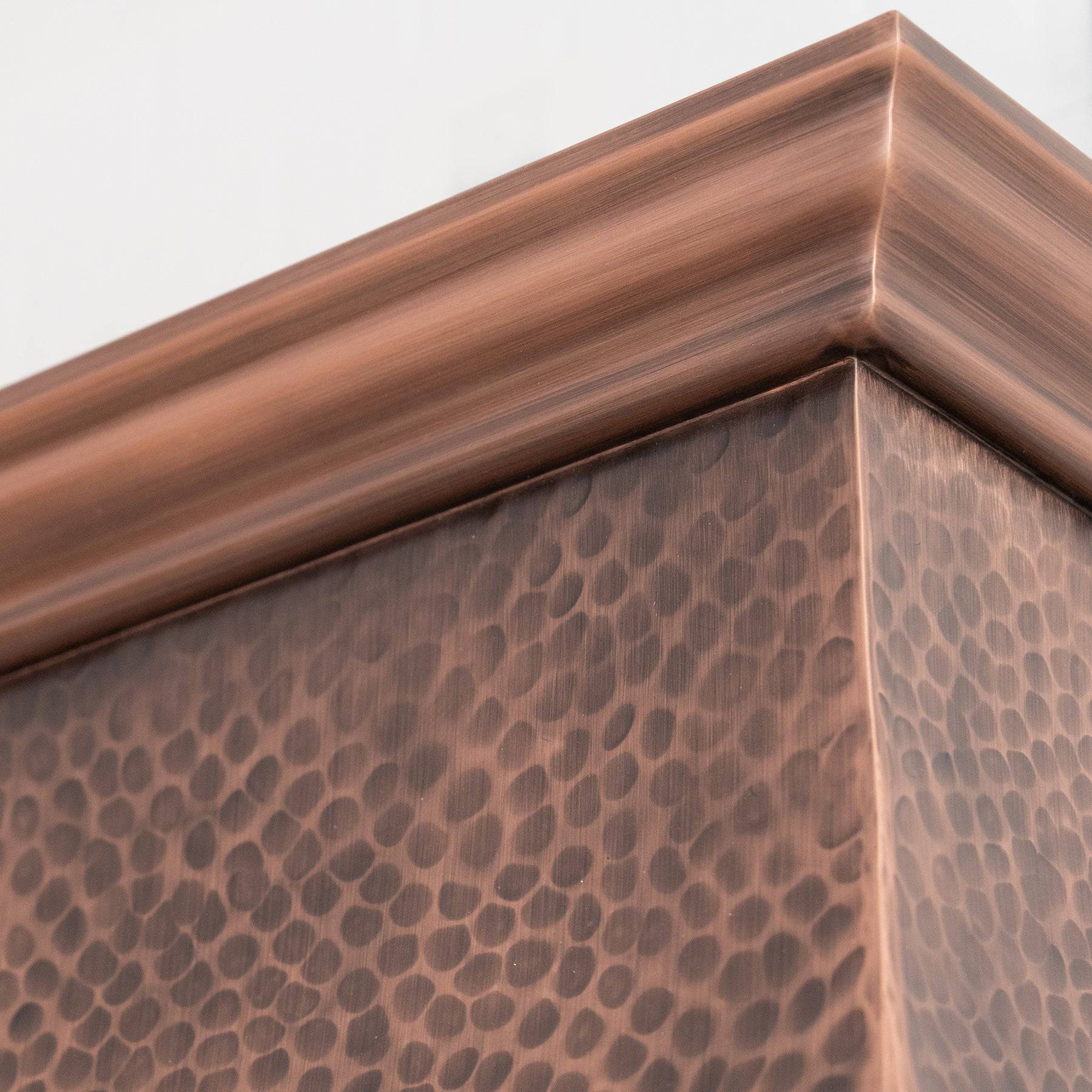 Fobest Handmade Custom Antique Copper Range Hood FCP-94 - Copper Range Hood-Fobest Appliance