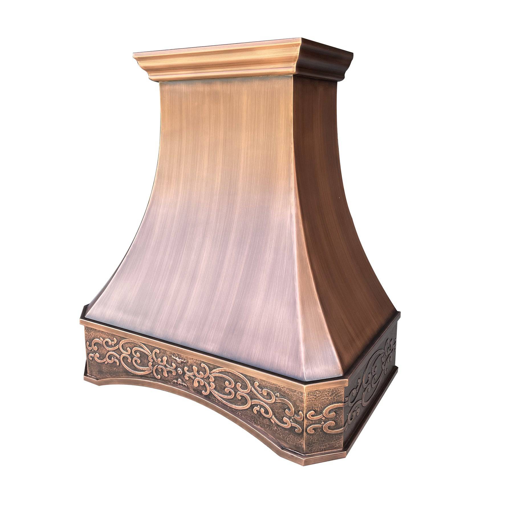 Fobest Handmade Custom Antique Copper Range Hood FCP-94 - Copper Range Hood-Fobest Appliance