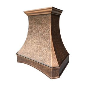 Fobest Handmade Custom Antique Copper Range Hood FCP-94 - Copper Range Hood-Fobest Appliance