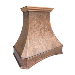 Fobest Handmade Custom Antique Copper Range Hood FCP-94 - Copper Range Hood-Fobest Appliance