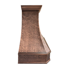 Fobest Handmade Custom Antique Copper Range Hood FCP-94 - Copper Range Hood-Fobest Appliance