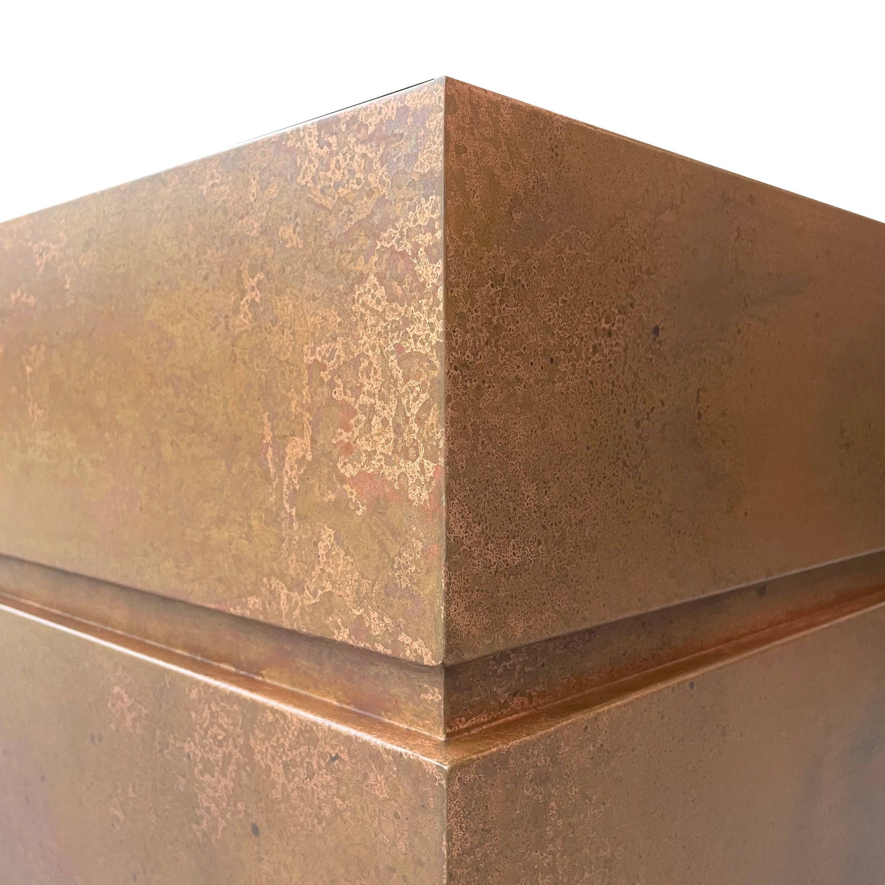 Fobest Handmade Custom Box Design Vintage Copper Range Hood FCP-102 - Copper Range Hood-Fobest Appliance