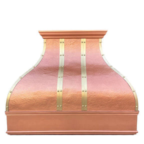 Fobest Handmade Custom Natural Copper Range Hood FCP-85 - Copper Range Hood-Fobest Appliance