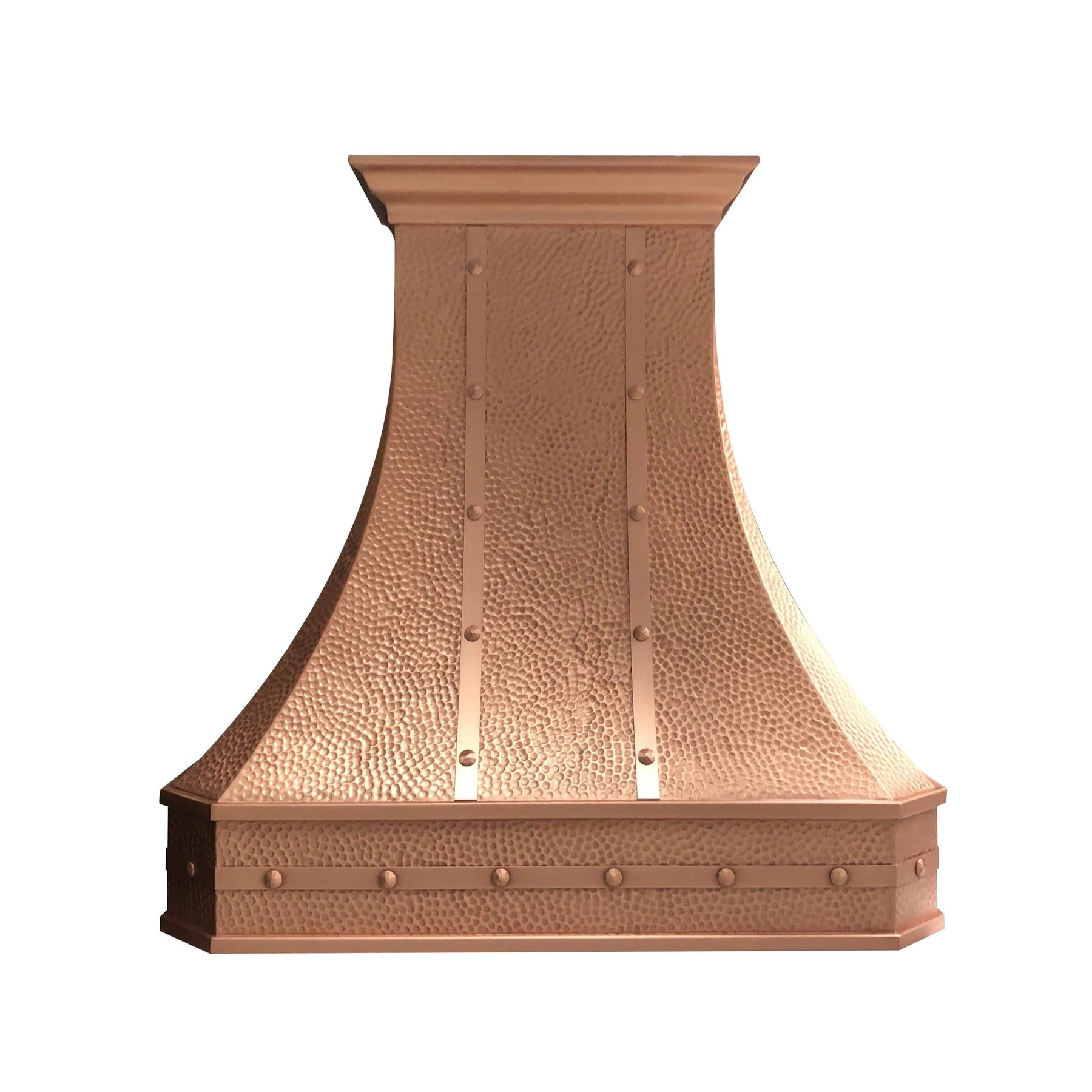 Fobest Handmade Farmhouse Antique Copper Range Hood FCP-7 - Copper Range Hood-Fobest Appliance