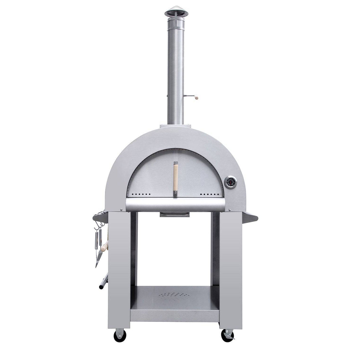 Fobest Kitchen Stainless Steel Freestanding Wood Burning Outdoor Pizza Oven - Pizza Oven-Fobest Appliance