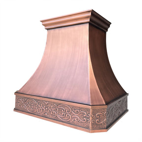 Fobest Retro Custom Handmade Copper Range Hood FCP-38 - Copper Range Hood-Fobest Appliance