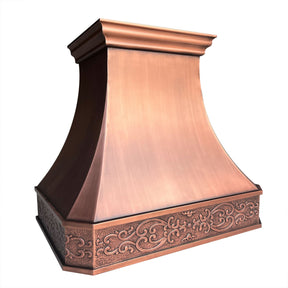 Fobest Retro Custom Handmade Copper Range Hood FCP-38 - Copper Range Hood-Fobest Appliance