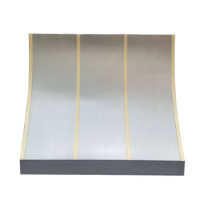 Fobest Sloped Design Custom Handcrafted Stainless Steel Range Hood FSS-128 - Stainless Steel Range Hood-Fobest Appliance