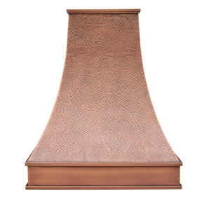 Fobest Tuscan Custom Hammered Copper Kitchen Hood FCP-3 - Copper Range Hood-Fobest Appliance