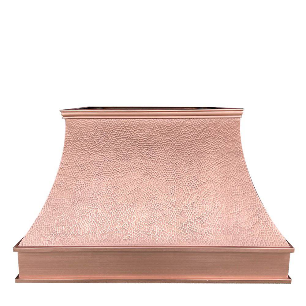 Fobest Tuscan Custom Hammered Copper Kitchen Hood FCP-3 - Copper Range Hood-Fobest Appliance