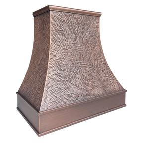 Fobest Tuscan Hammered Custom Copper Range Hood FCP-54 - Copper Range Hood-Fobest Appliance