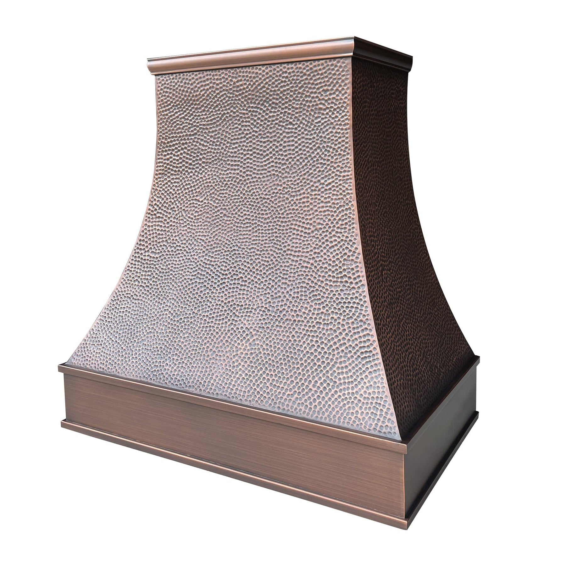 Fobest Tuscan Hammered Custom Copper Range Hood FCP-54 - Copper Range Hood-Fobest Appliance