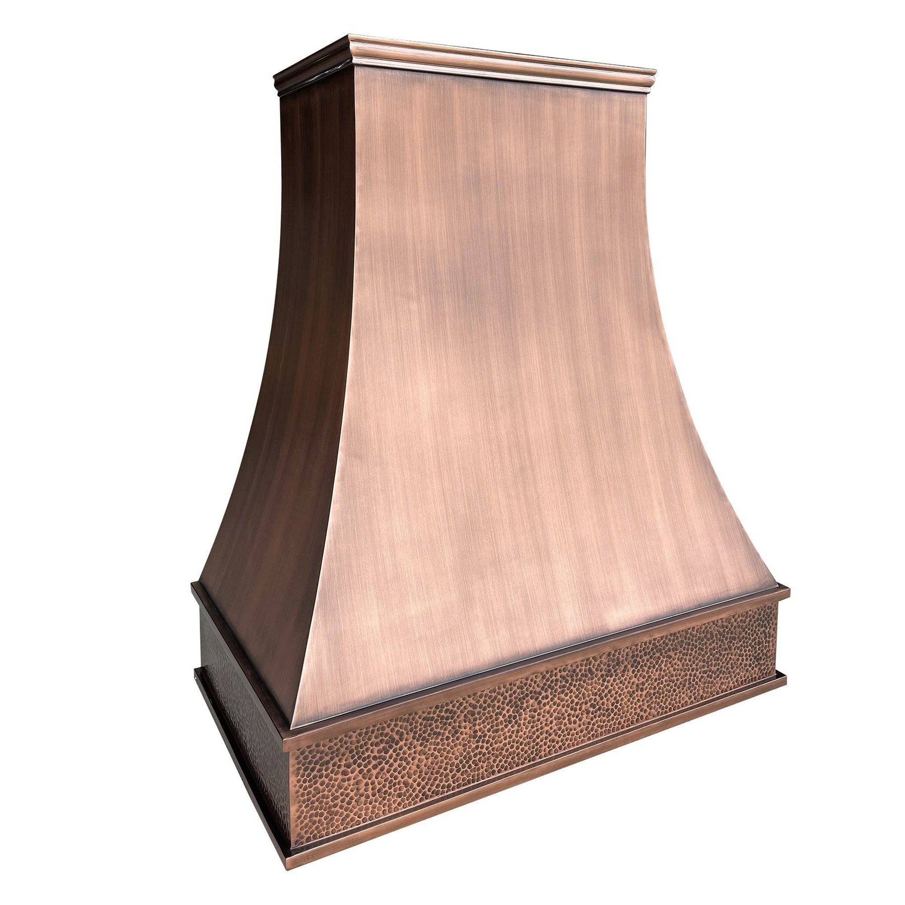 Fobest Tuscan Hammered Custom Copper Range Hood FCP-54 - Copper Range Hood-Fobest Appliance