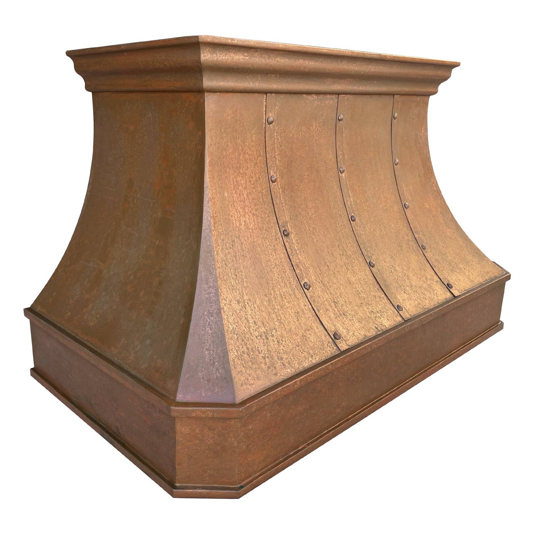 Fobest Vintage Custom Weathered Copper Range Hood FCP-52 - Copper Range Hood-Fobest Appliance